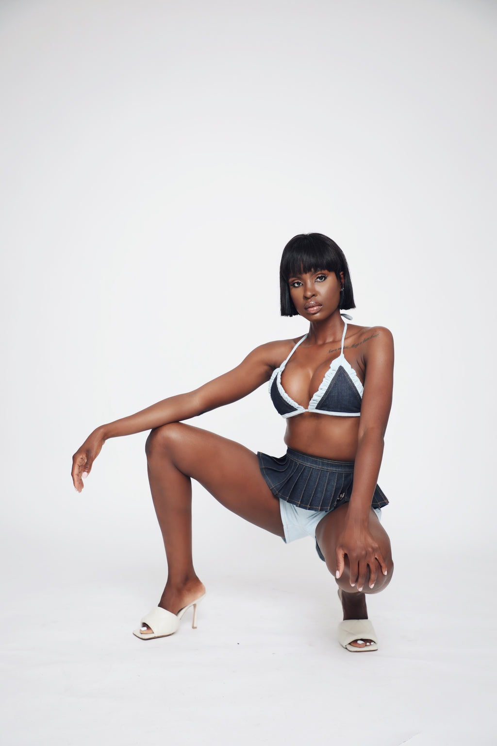 Denim Kini - Two Tone Hue