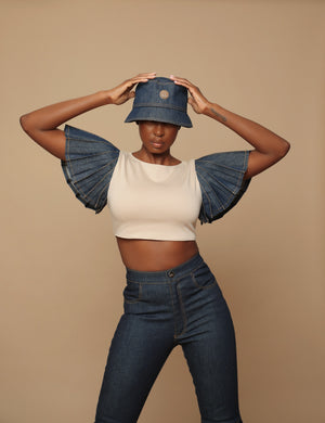 Broken Land x Angela Simmons - Crop Top